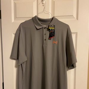 Gray Under Armour Shirt with SEC Logo